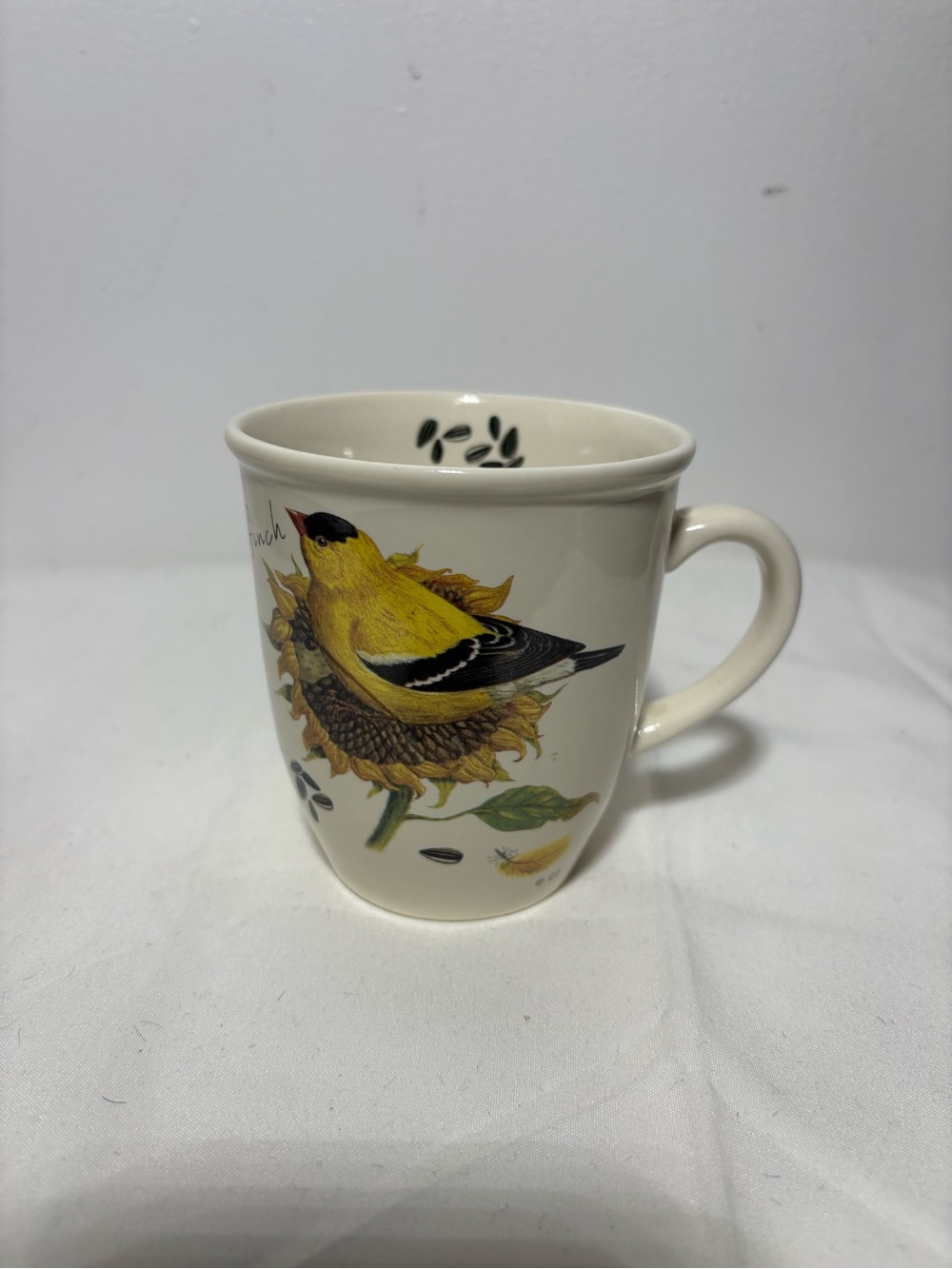 CJ WILDLIFE American Goldfinch Mug, Wild Bird Showcase Mug 12 oz.